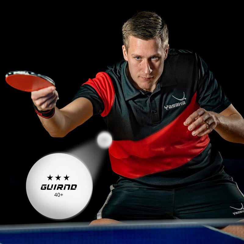 Guirnd 20 Pack Ping Pong Balls, 3 Star Table Tennis Balls, 40+ Pong Ball Competition and Recreational Play, Abs Ping Pong Ball, Games, DIY - Image 5